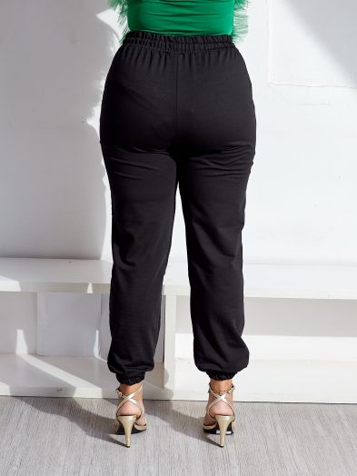 COTTON ANG BLACK JOGGERS