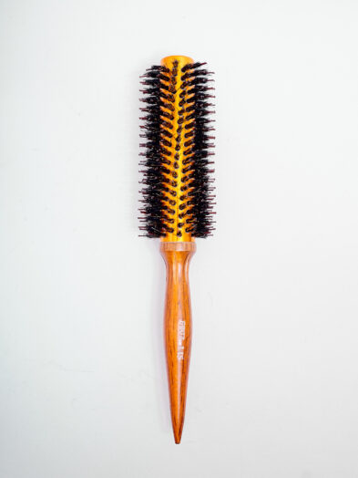 ROUND WOODED CURLS HAIR BRUSH