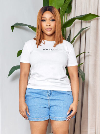 KOTON IVORY BEGIN AGAIN TEE