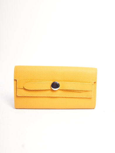 MUSTARD 6793 SILVER STUDDED BELT WALLET