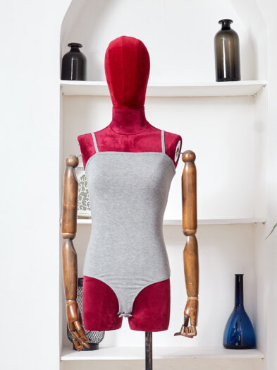 BOZZ CHARCOAL CAMI BODYSUIT