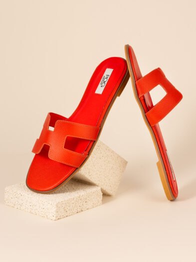 POG 288-17F ORANGE HSISTER SLIPPERS