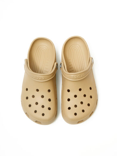 KHAKI RELAXED FIT CLOGS CROCS