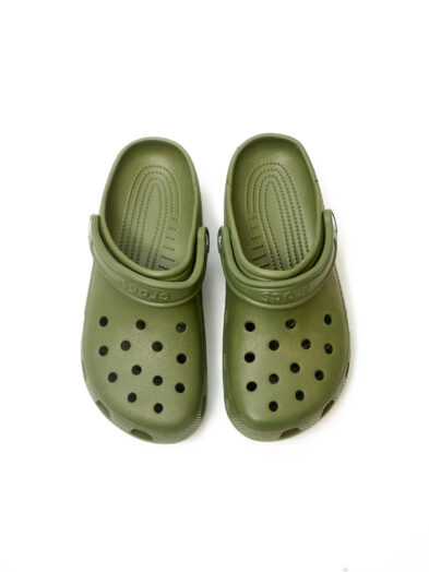 ARMY GREEN REGULAR FIT CLOGS CROCS