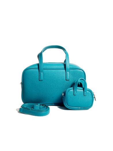 TEAL TENNIS 8289 DOUBLE PURSE BAG