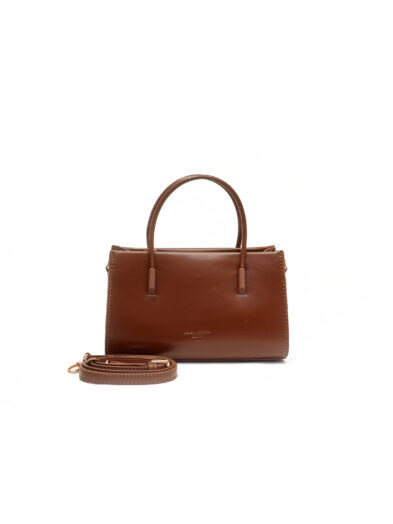 (2FOR50K)NEWEXP CAMEL SMOOTH LEATHER MINI BAG