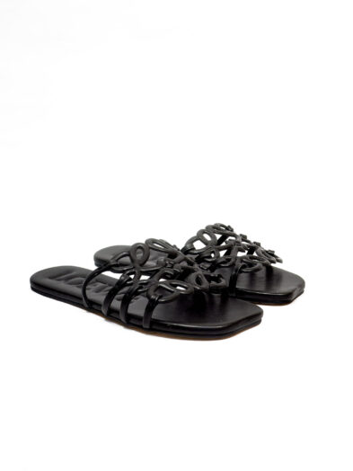 (2FOR70K)EWEOL BLACK SLIDES
