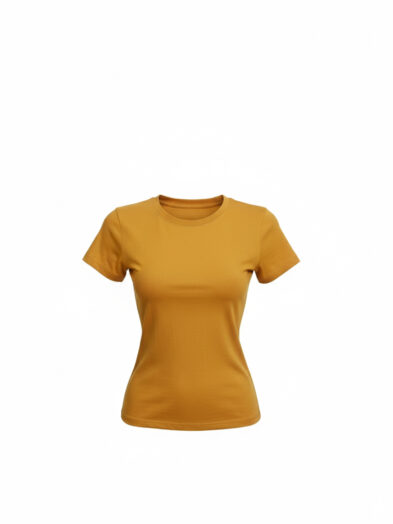 ZIH MUSTARD ROUND NECK TEE