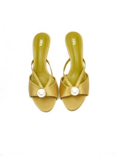 (2FOR50K)ZR LIME PEARL DETAIL MULES