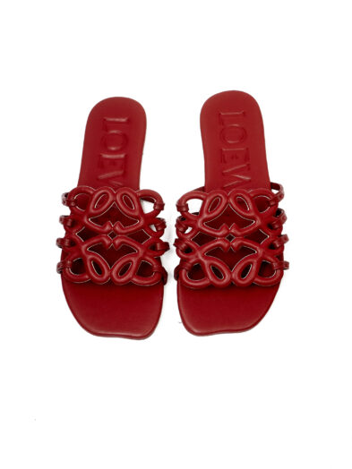 (2FOR70K)EWEOL BURGUNDY SLIDES