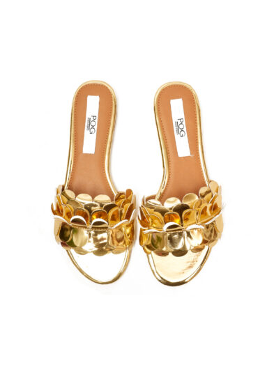 POG GOLD PATENT KEMISCO SLIPPERS