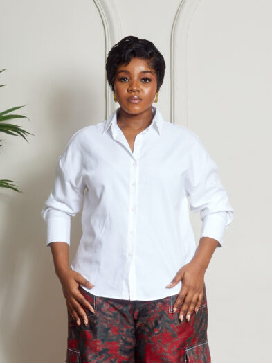 (2FOR40K) ZR WHITE BASIC OVERSIZED SHIRT