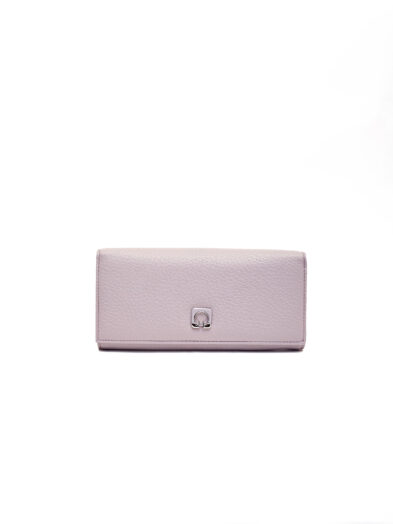 FZ- 1971A PURPLE GAMO BUCKLE DETAIL ENVELOPE PURSE