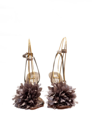 POG 6762-1 GUN ODUN OLOWO STRAPPY SANDALS