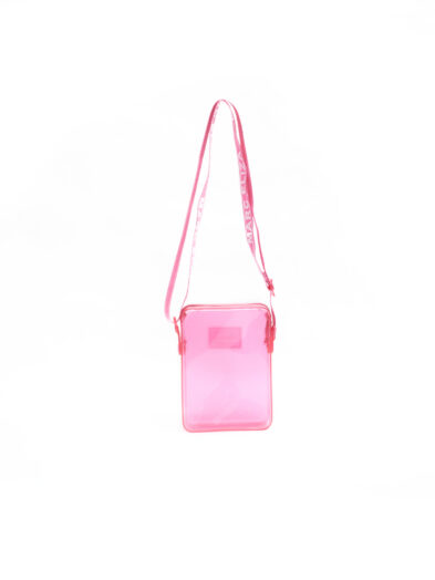 (2FOR20K) MARC ELIZE PINK CLEAR BEACH PHONE BAG