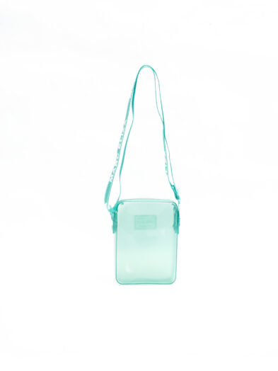 (2FOR20K) MARC ELIZE GREEN CLEAR BEACH PHONE BAG